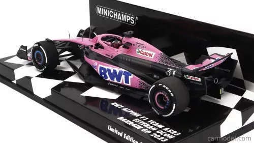 RENAULT  F1  A523 TEAM BWT ALPINE N 31 SEASON 2023 ESTEBAN OCON  BLUE PINK