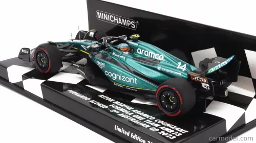 ASTON MARTIN  F1  AMR23 TEAM ARAMCO COGNIZANT N 14 3rd AUSTRALIAN GP 2023 FERNANDO ALONSO  GREEN