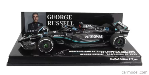 MERCEDES GP  F1 W14 TEAM MERCEDES-AMG PETRONAS FORMULA ONE N 63 AUSTRALIAN GP 2023 GEORGE RUSSEL  MATT BLACK