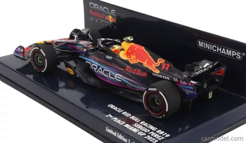 RED BULL  F1  RB19 TEAM ORACLE RED BULL RACING N 11 2nd MIAMI GP 2023 SERGIO PEREZ  MATT BLUE