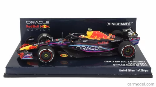 RED BULL  F1  RB19 TEAM ORACLE RED BULL RACING N 11 2nd MIAMI GP 2023 SERGIO PEREZ  MATT BLUE