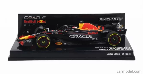 RED BULL  F1  RB19 TEAM ORACLE RED BULL RACING N 1 WORLD CHAMPION WINNER AUSTRIAN GP 2023 MAX VERSTAPPEN  MATT BLUE