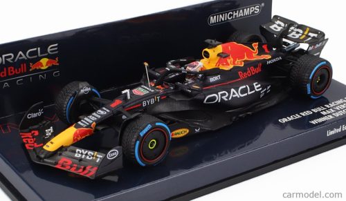 RED BULL  F1  RB19 TEAM ORACLE RED BULL RACING N 1 WORLD CHAMPION WINNER DUTCH GP 2023 MAX VERSTAPPEN  MATT BLUE