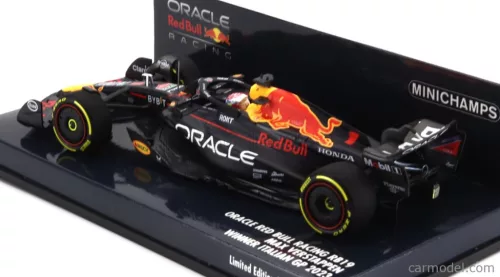 RED BULL  F1  RB19 TEAM ORACLE RED BULL RACING N 1 WORLD CHAMPION WINNER MONZA ITALY GP 2023 MAX VERSTAPPEN  MATT BLUE