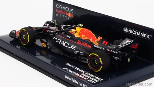RED BULL  F1  RB19 TEAM ORACLE RED BULL RACING N 11 2nd MONZA ITALY GP 2023 SERGIO PEREZ  MATT BLUE