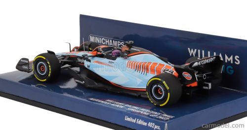 WILLIAMS  F1  FW45 TEAM WILLIAMS RACING GULF N 23 SINGAPORE GP 2023 ALEXANDER ALBON  LIGHT BLUE