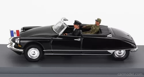 CITROEN  DS19 CABRIOLET PERSONAL CAR GENERAL CHARLES DE GAULLE VISIT DJIBUTI 1959