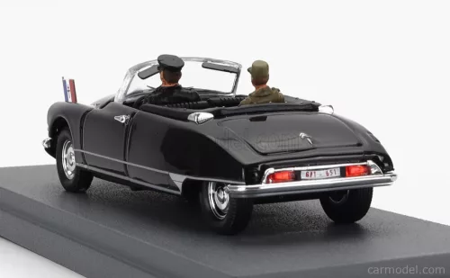 CITROEN  DS19 CABRIOLET PERSONAL CAR GENERAL CHARLES DE GAULLE VISIT DJIBUTI 1959