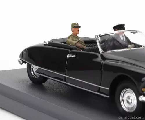 CITROEN  DS19 CABRIOLET PERSONAL CAR GENERAL CHARLES DE GAULLE VISIT DJIBUTI 1959