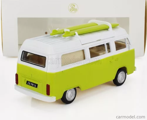 VOLKSWAGEN  T2b CAMPER VAN 1962  LIGHT GREEN WHITE