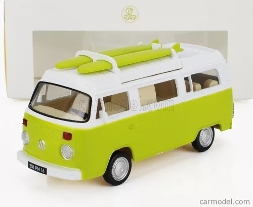 VOLKSWAGEN  T2b CAMPER VAN 1962  LIGHT GREEN WHITE