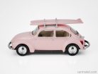 VOLKSWAGEN  BEETLE COCCINELLE 1973 - WITH SURFING BOARD  PINK