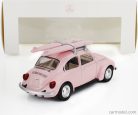 VOLKSWAGEN  BEETLE COCCINELLE 1973 - WITH SURFING BOARD  PINK