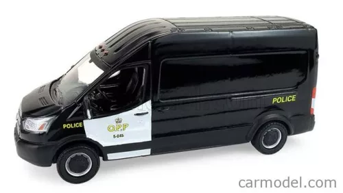 FORD ENGLAND  TRANSIT VAN NTARIO POLICE 2015  BLACK WHITE