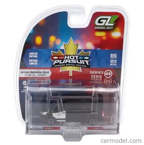 FORD ENGLAND  TRANSIT VAN NTARIO POLICE 2015  BLACK WHITE