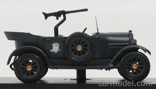 FIAT  501 OPEN REPUBBLICA DI SALO' - ME NE FREGO 1944  MATT BLACK