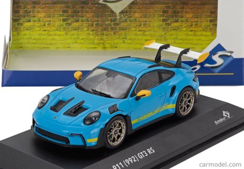 PORSCHE  911 992 GT3 RS COUPE TRIBUTE 24h DAYTONA 2023  LIGHT BLUE YELLOW