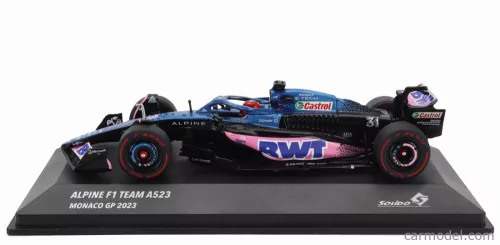 ALPINE  F1  A523 TEAM BWT ALPINE N 31 3rd MONACO GP 2023 ESTEBAN OCON  BLUE PINK