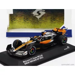   McLAREN  F1  MCL60 TEAM McLAREN N 81 4th BRITISH GP 2023 OSCAR PIASTRI  ORANGE BLACK