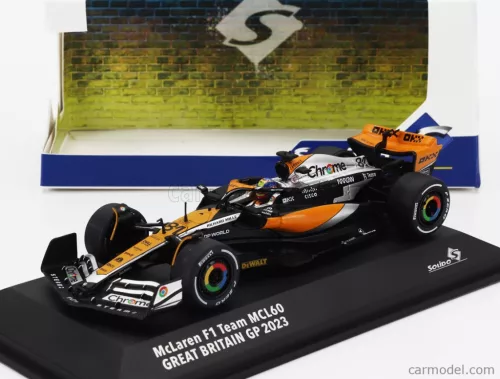 McLAREN  F1  MCL60 TEAM McLAREN N 81 4th BRITISH GP 2023 OSCAR PIASTRI  ORANGE BLACK