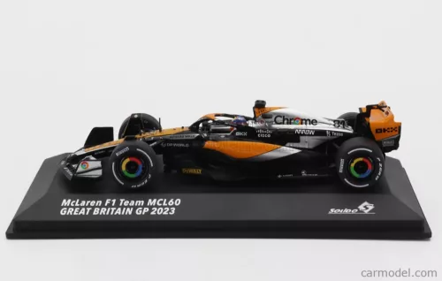 McLAREN  F1  MCL60 TEAM McLAREN N 81 4th BRITISH GP 2023 OSCAR PIASTRI  ORANGE BLACK