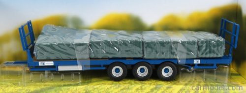 ACCESSORIES  TRAILER - BALE THROW WAGON - CARRELLO TRASPORTO FIENO  BLUE WOOD