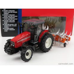 MASSEY FERGUSON  6290 TRACTOR WITH TRAILER 2012  RED ORANGE