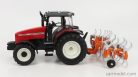 MASSEY FERGUSON  6290 TRACTOR WITH TRAILER 2012  RED ORANGE
