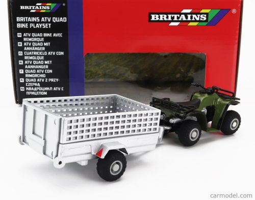 YAMAHA  QUAD 4X4 WITH TRAILER 2009  GREEN SILVER