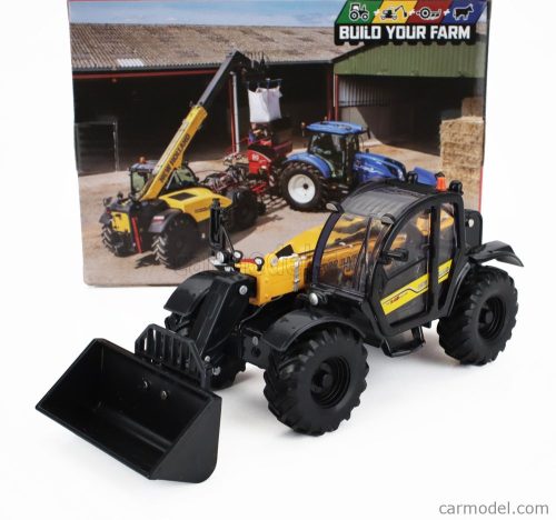 NEW HOLLAND  TH7.4Z PANORAMIC TELESCOPIC RUSPA GOMMATA TRACTOR - SCRAPER - ELEVATORE  BLACK YELLOW