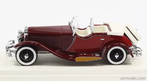 ISOTTA FRASCHINI  TORPEDO CABRIOLET CASTAGNA 1930  BORDEAUX BEIGE