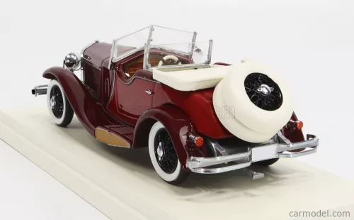 ISOTTA FRASCHINI  TORPEDO CABRIOLET CASTAGNA 1930  BORDEAUX BEIGE