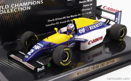 WILLIAMS  F1  RENAULT FW15 N 2 WORLD CHAMPION DIRTY VERSION SEASON 1993 ALAIN PROST