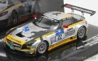 MERCEDES BENZ  SLS AMG GT3 N 22 24h NURBURGRING 2011 HEYER - JAGER - SEYFFARTH - BLEEKEMOLEN  SILVER YELLOW BLACK