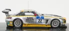 MERCEDES BENZ  SLS AMG GT3 N 22 24h NURBURGRING 2011 HEYER - JAGER - SEYFFARTH - BLEEKEMOLEN  SILVER YELLOW BLACK
