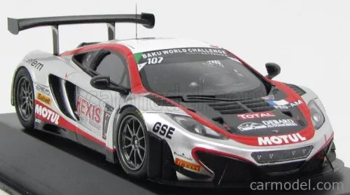 McLAREN  MP4-12C GT3 TEAM HEXIS RACING N 107 24h SPA 2013 CAZENAVE - PANIS - DEBARD - LEDOGAR  SILVER RED