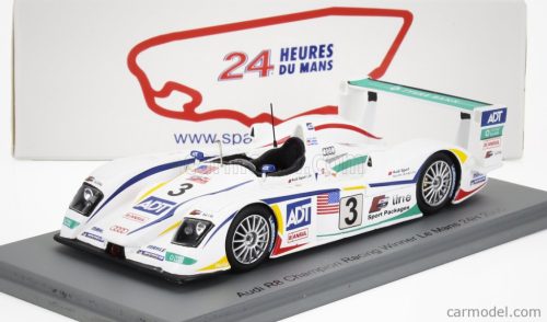 AUDI  R8 3.6L TURBO TEAM ADT CHAMPION RACING N 3 WINNER 24h LE MANS 2005 TOM KRISTENSEN - JJ LETO - MARCO WERNER  WHITE GREEN