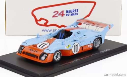 MIRAGE  GR8 3.0L V8 TEAM GULF RESEARCH RACING N 11 WINNER 24h LE MANS 1975 JACKY ICKX - DEREK BELL  LIGHT BLUE ORANGE