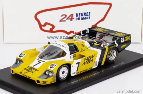 PORSCHE  956 LH TEAM NEW-MAN JOEST RACING N 7 WINNER 24h LE MANS 1985 K.LUDWIG - P.BARILLA - J.WINTER  YELLOW BLACK