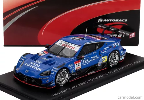 NISSAN  Z NISMO TEAM TRS IMPUL N 12 GT500 CLASS SUPER GT 2025 KAZUKI HIRAMINE - BERTRAND BAGUETTE  BLUE