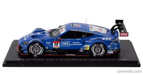 NISSAN  Z NISMO TEAM TRS IMPUL N 12 GT500 CLASS SUPER GT 2025 KAZUKI HIRAMINE - BERTRAND BAGUETTE  BLUE