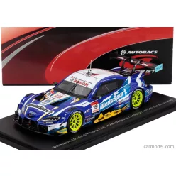   TOYOTA  SUPRA GR TEAM WEDSSPORT BANDOH N 19 GT500 CLASS SUPER GT 2025 YUJI KUNIMOTO - SENA SAKAGUCHI  BLUE WHITE