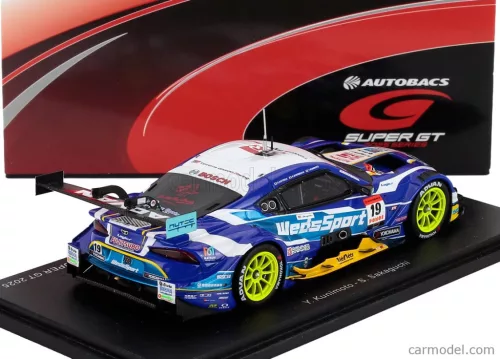 TOYOTA  SUPRA GR TEAM WEDSSPORT BANDOH N 19 GT500 CLASS SUPER GT 2025 YUJI KUNIMOTO - SENA SAKAGUCHI  BLUE WHITE