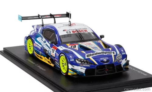 TOYOTA  SUPRA GR TEAM WEDSSPORT BANDOH N 19 GT500 CLASS SUPER GT 2025 YUJI KUNIMOTO - SENA SAKAGUCHI  BLUE WHITE