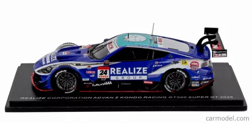 NISSAN  Z NISMO TEAM KONDO RACING N 24 GT500 CLASS SUPER GT 2025 TSUGIO MATSUDA - TEPPEI NATORI  BLUE BLACK