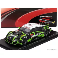   TOYOTA  SUPRA GR TEAM TGR DELOITTE TOM'S N 37 GT500 CLASS SUPER GT 2025 UKYO SASAHARA - GIULIANO ALESI  GREEN BLACK WHITE