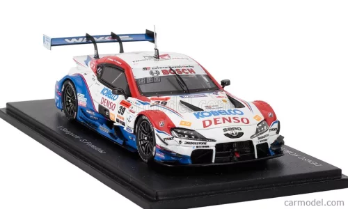 TOYOTA  SUPRA GR TEAM DENSO KOBELCO SARD N 39 GT500 CLASS SUPER GT 2025 YUHI SEKIGUCHI - SASHA FENESTRAZ  WHITE RED BLUE