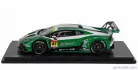 LAMBORGHINI  HURACAN GT3 EVO 2 5.2L V10 TEAM JLOC N 87 GT300 CLASS SUPER GT 2025 KOSUKE MATSUURA - NATSU SAKAGUCHI  GREEN MET WHITE