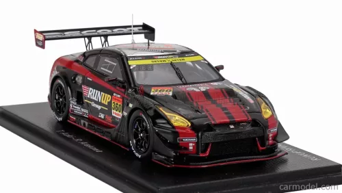 NISSAN  GT-R NISMO GT3 TEAM TOMEI SPORT N 360 GT300 CLASS SUPER GT 2025 TAKAYUKI AOKI - RIN ARAKAWA  BLACK RED