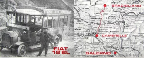 FIAT  18BL AUTOBUS BRACIGIANO - CAMARELLE 1916